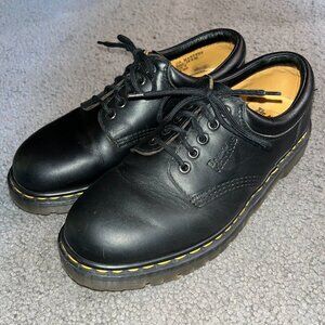 Vintage DR, MARTENS #8053 Made in England Black 5 Eyelet Oxford Shoes Men's UK 9